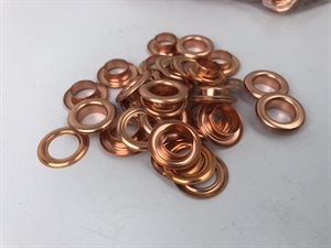 Snøreringe rosegold - 10 mm